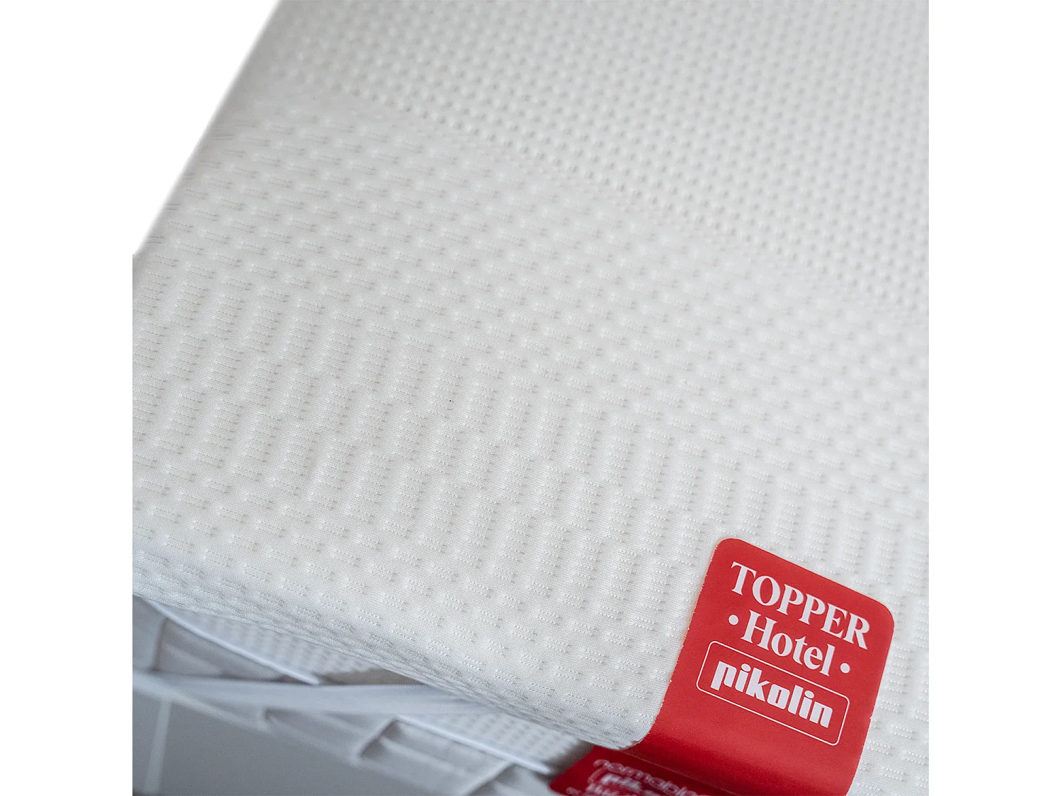 Surmatelas hôtel PIKOLIN 150 x 190 cm, mousse viscoélastique 6 cm