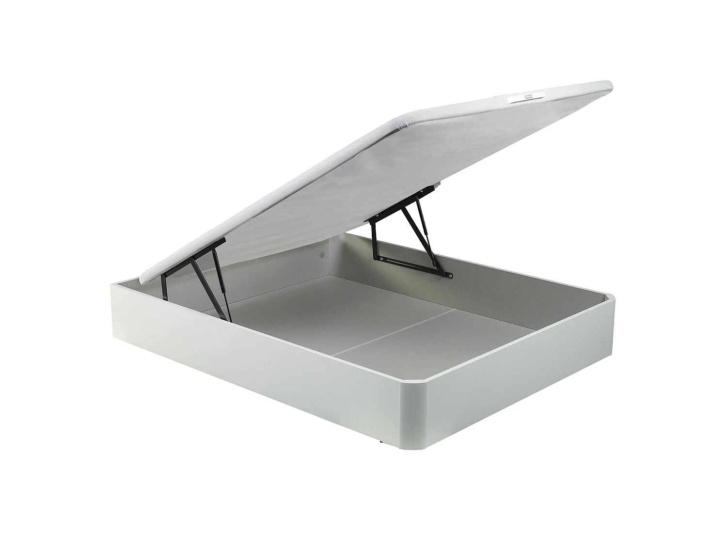 Pack colchón y canapé de 160 x 200 cm de muelles Normablock® y viscoelástica de 62 cm - COLCHON NORMABLOCK + CANAPE BLANCO + ALMOHADAS de PIKOLIN