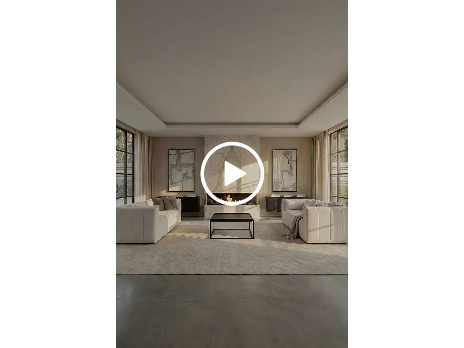 Essen 2-Seater Sofa - Ivory Chenille, Contemporary Club Design