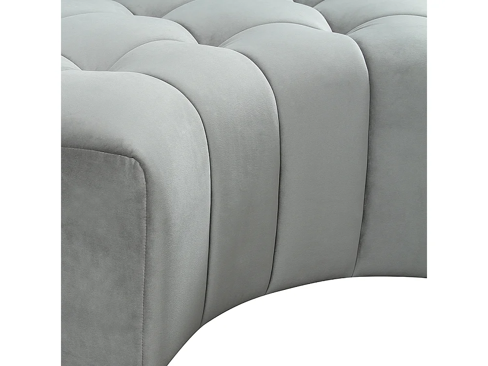 Essen 4-Seat Modular Sofa - Dove Grey Velvet