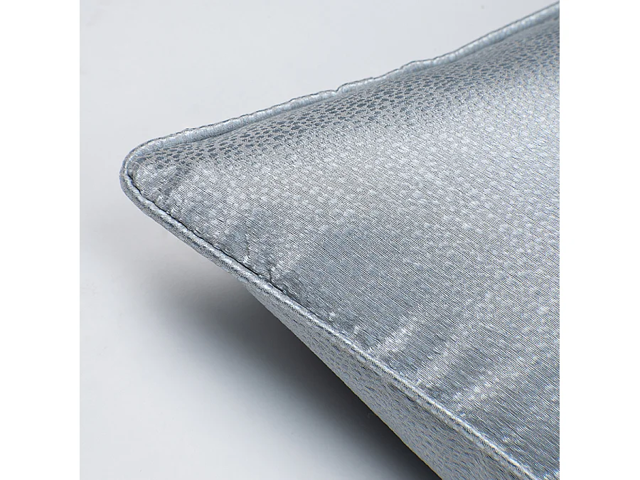 Powder Blue Chameleon Square Cushion 50cm - Feather Filled, Polyester Cover