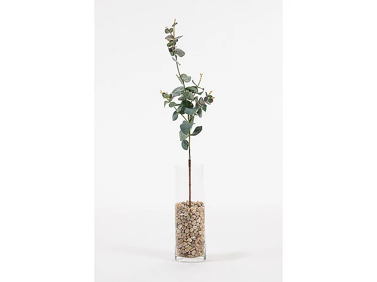 My Furniture Artificial Large Eucalyptus Stem 75 cm, Realistic Green