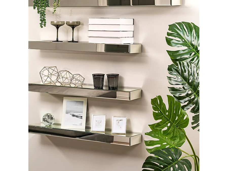 My Furniture Large Artificial Cheese Plant 120 cm, Realistic Green Foliage, Black Plastic Base