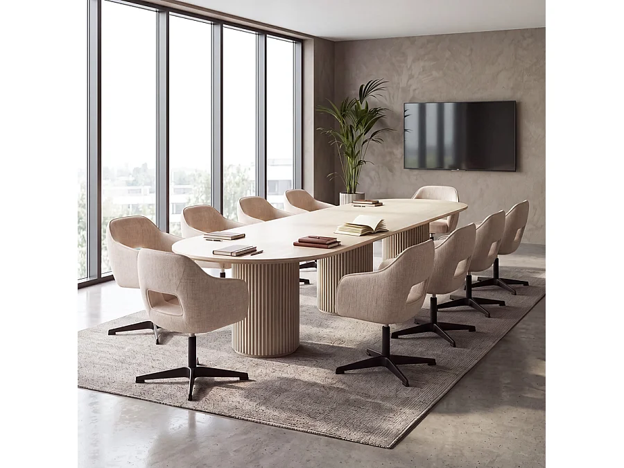 Ophelia Washed Grey XL Dining Table