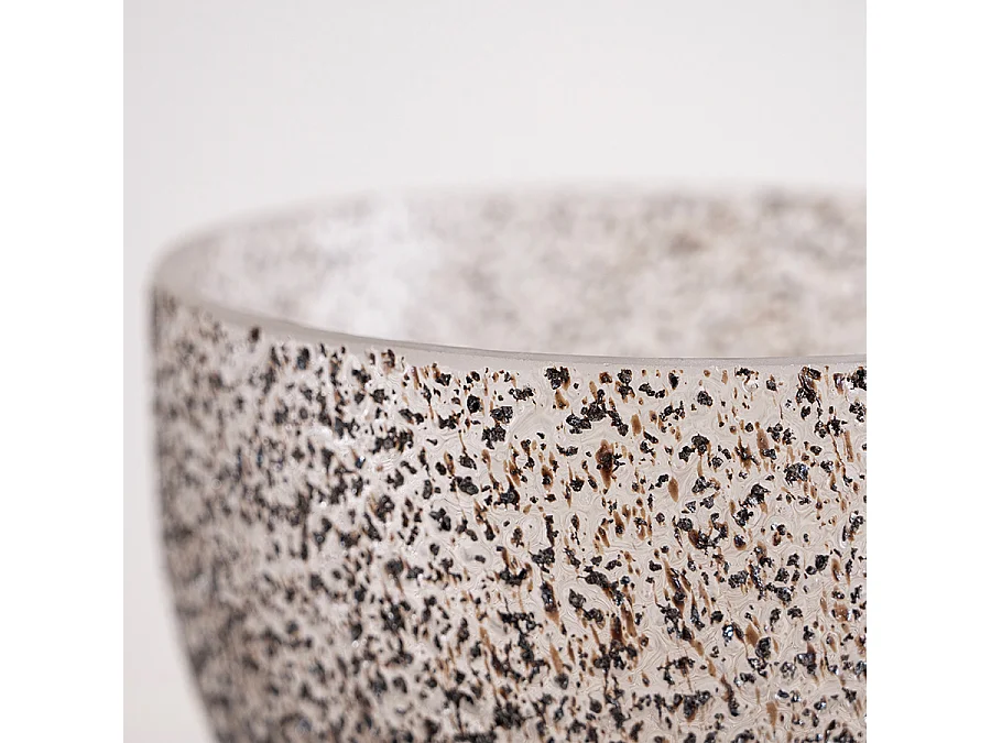 My Furniture Large Speckled Hand-made Glass Vase 32 cm