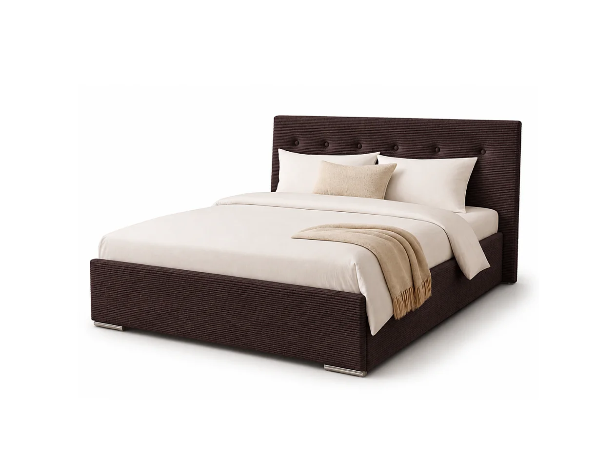 Gestoffeerd bed MILA 180x200 Poso 06 met lattenbodem zonder matras