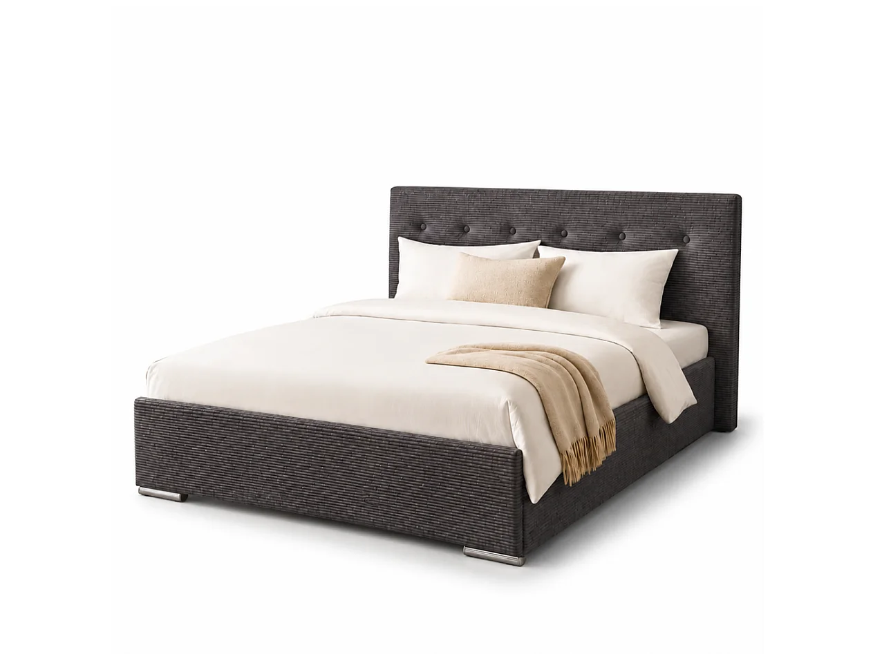 Gestoffeerd bed MILA 180x200 Poso 04 met lattenbodem zonder matras