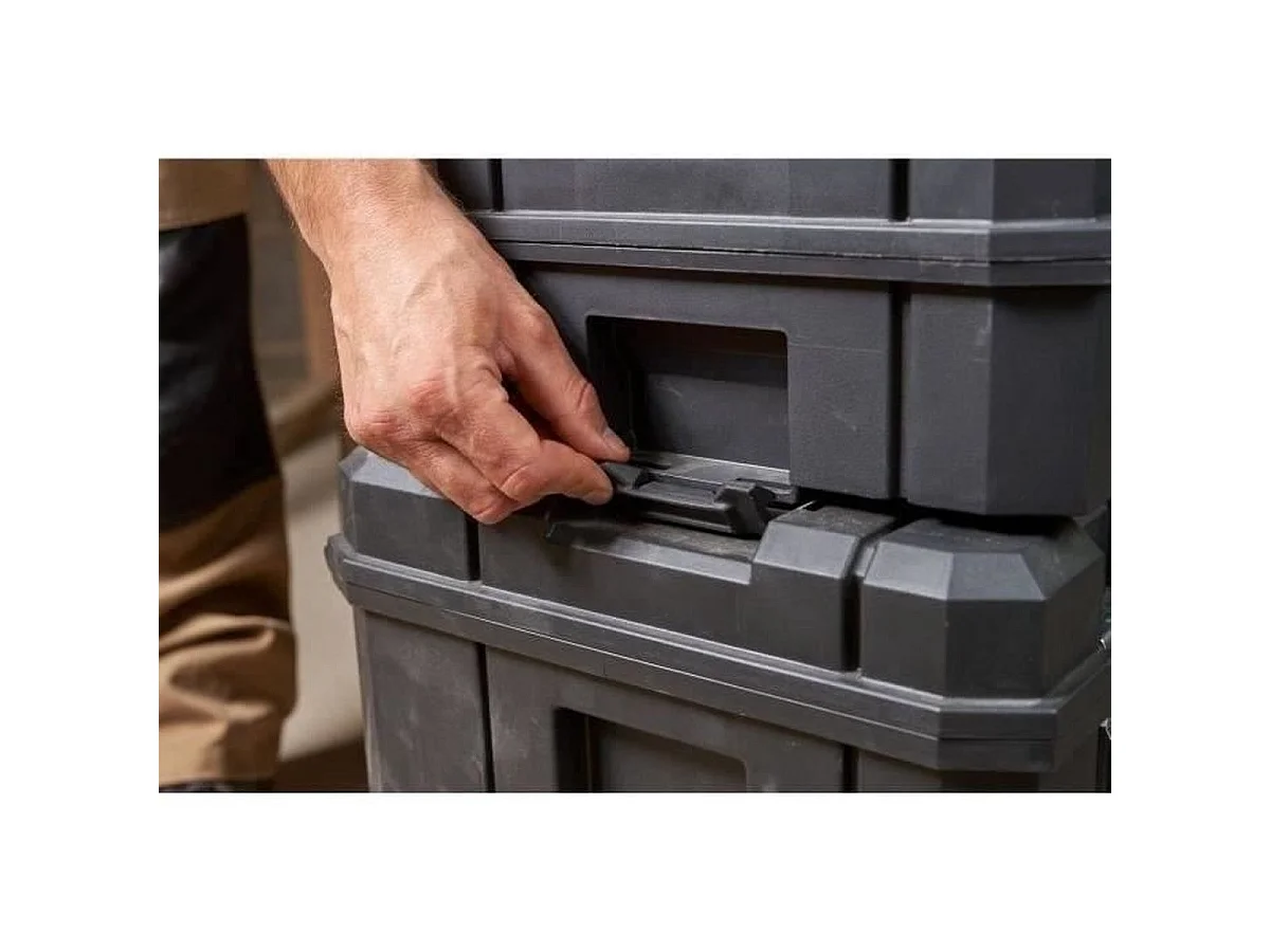Servante atelier modulaire Stanley FATMAX FMST1-80103 3 modules en plastique noir
