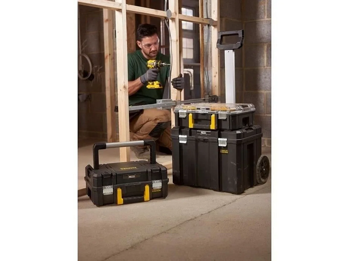 Servante atelier modulaire Stanley FATMAX FMST1-80103 3 modules en plastique noir