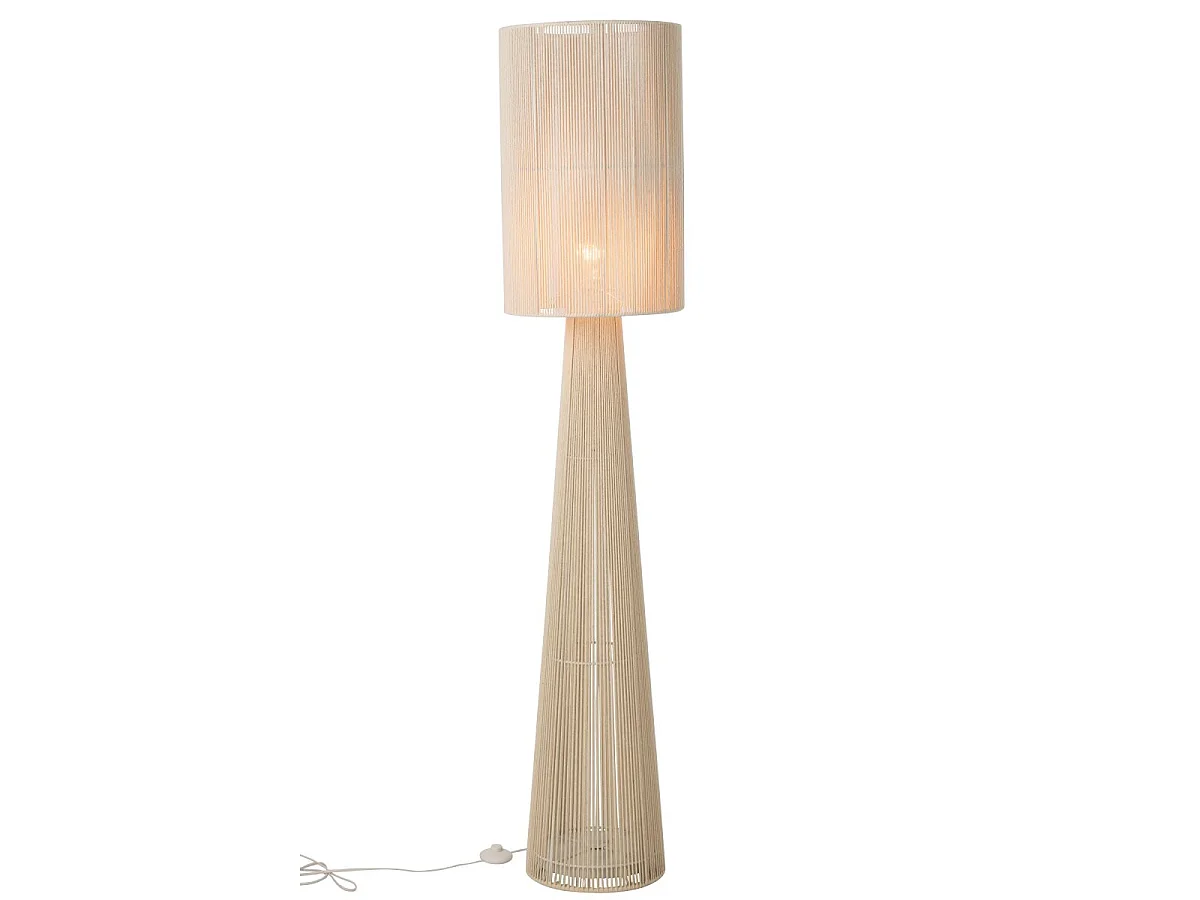 Lampadaire Design Corde "Tova" 170cm Beige