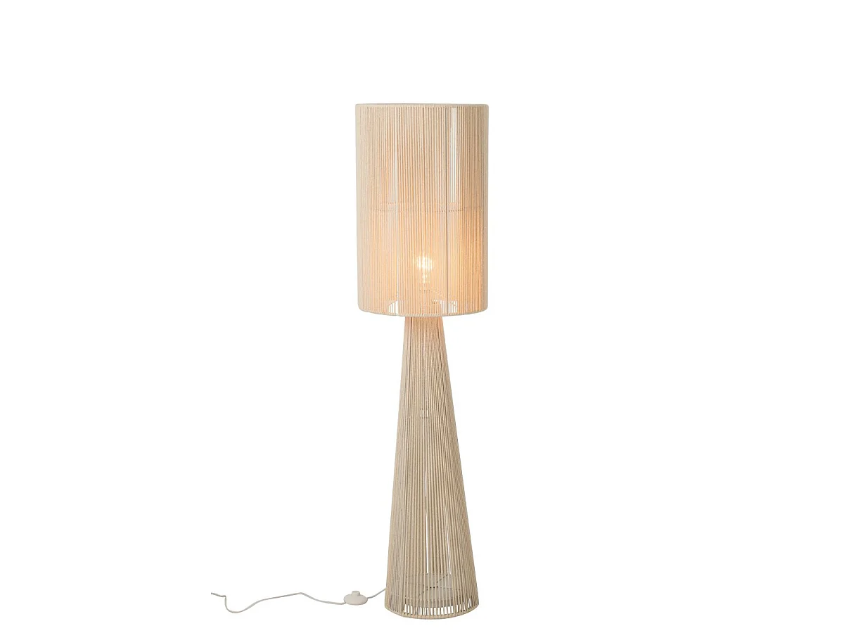 Lampadaire Design Corde "Tova" 140cm Beige