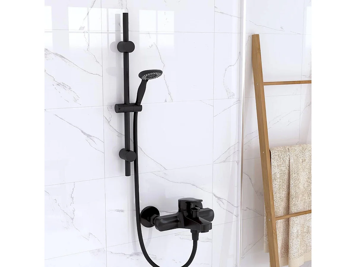 Colonne de Douche 3 Pièces "Premium" 73cm Noir
