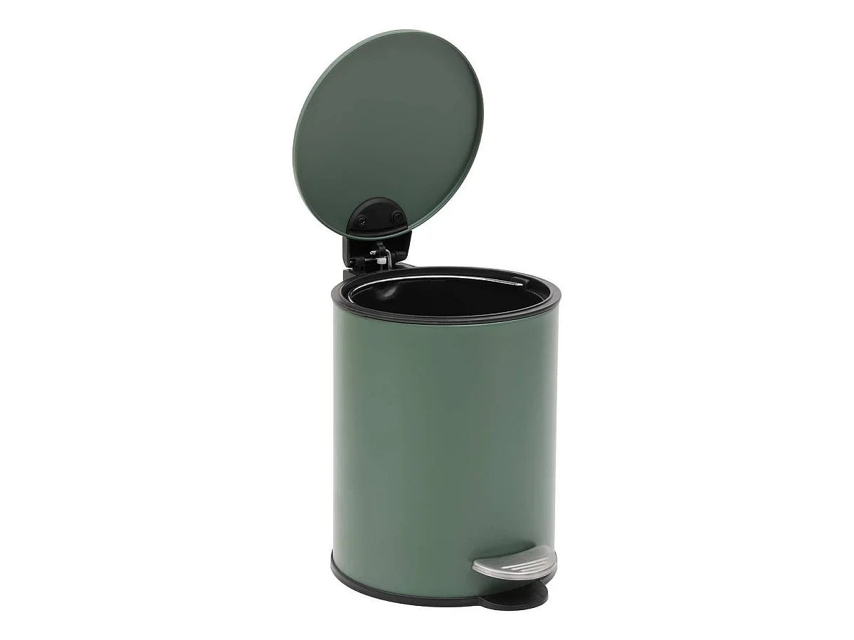 Poubelle à Pédale "Colorama" 2,7L Vert Ficus