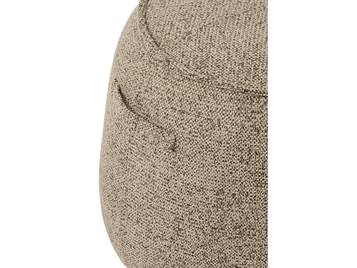 Pouf Design Uni "Margo" 50cm Marron