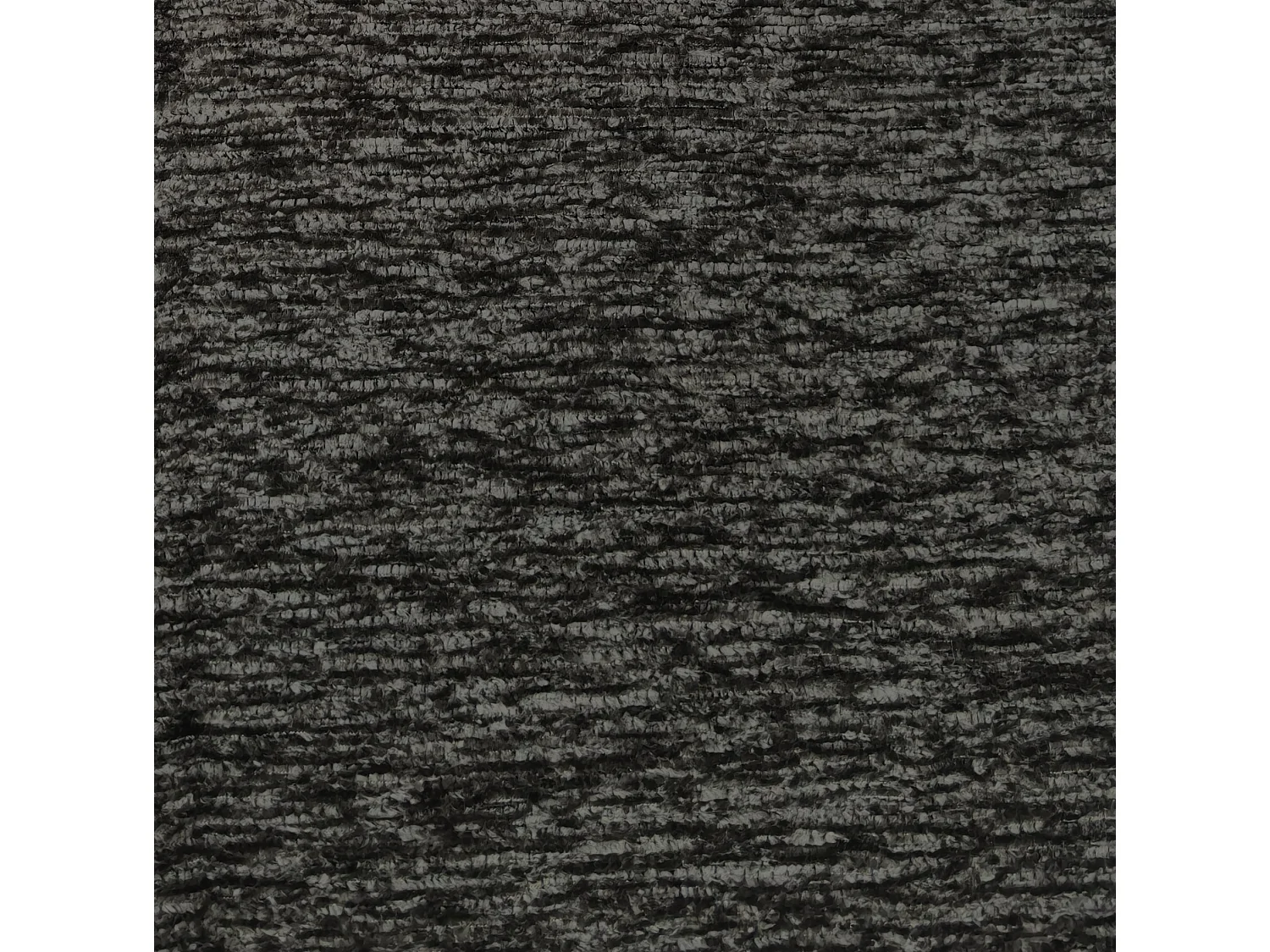 Canapé d'angle modulable en L 5 places 267 cm - Chenille gris foncé