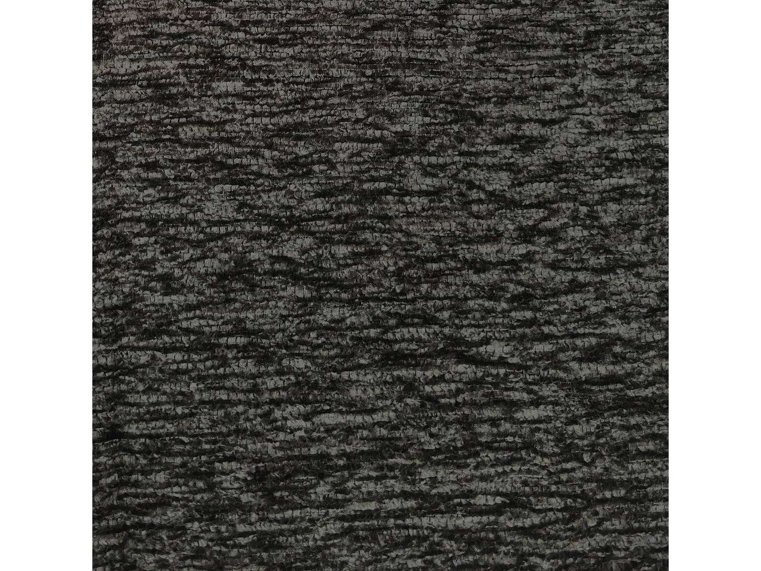 Canapé modulable 2 places en chenille - Sans montage - Gris foncé