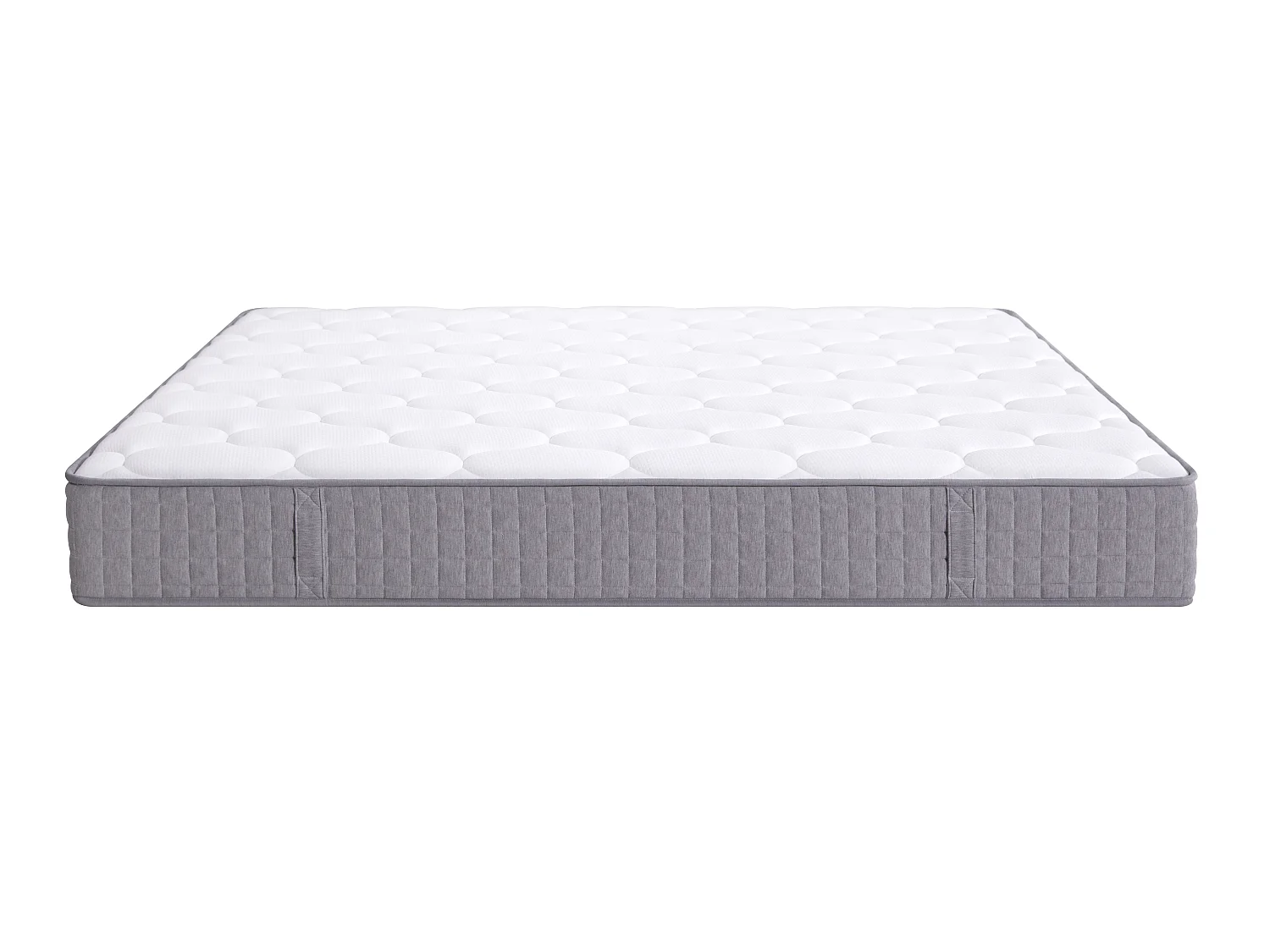 Colchón de muelles 140x190 cm - 25 cm de grosor - Firmeza H3 - Muelles ensacados individualmente - Ergonómico - Blanco