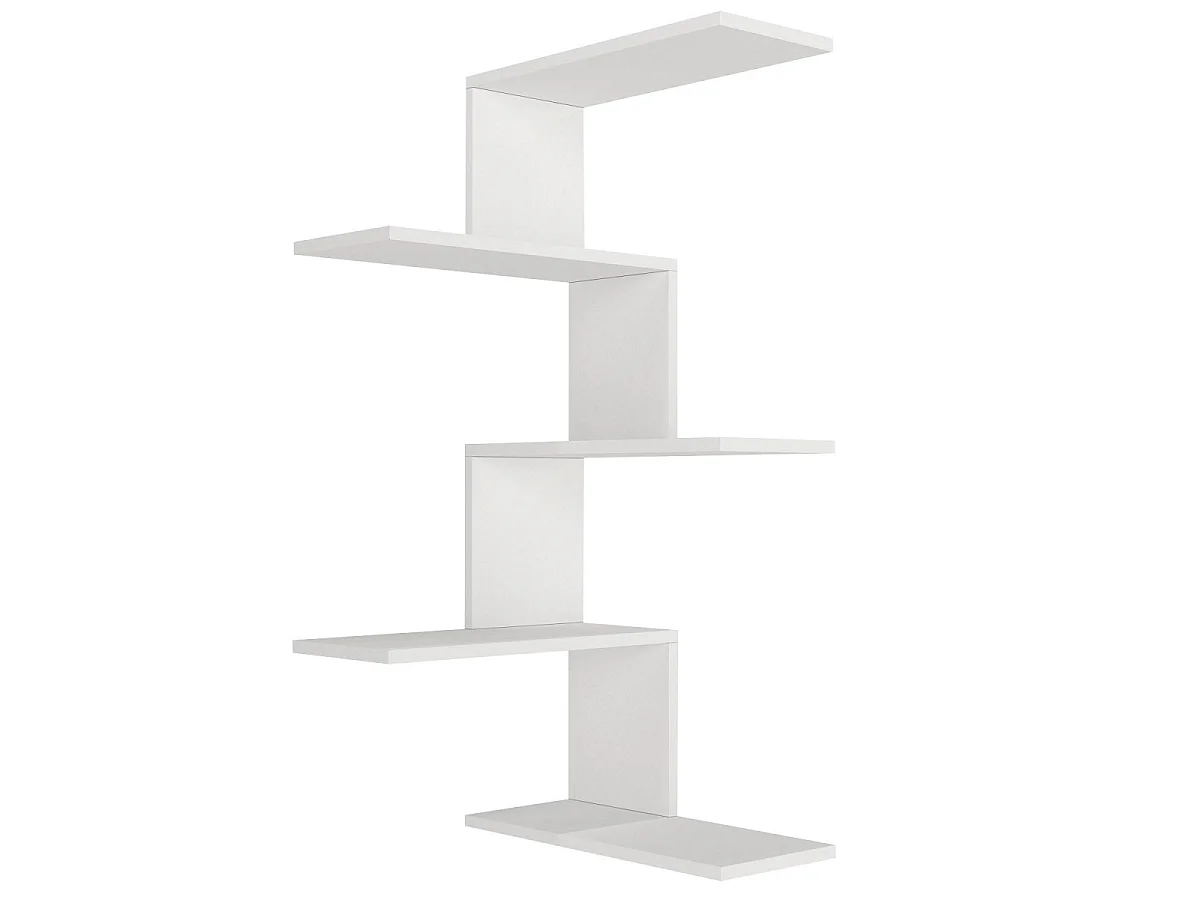 Modern 5-Level Wall Shelf 109cm - Multiple Colors Available