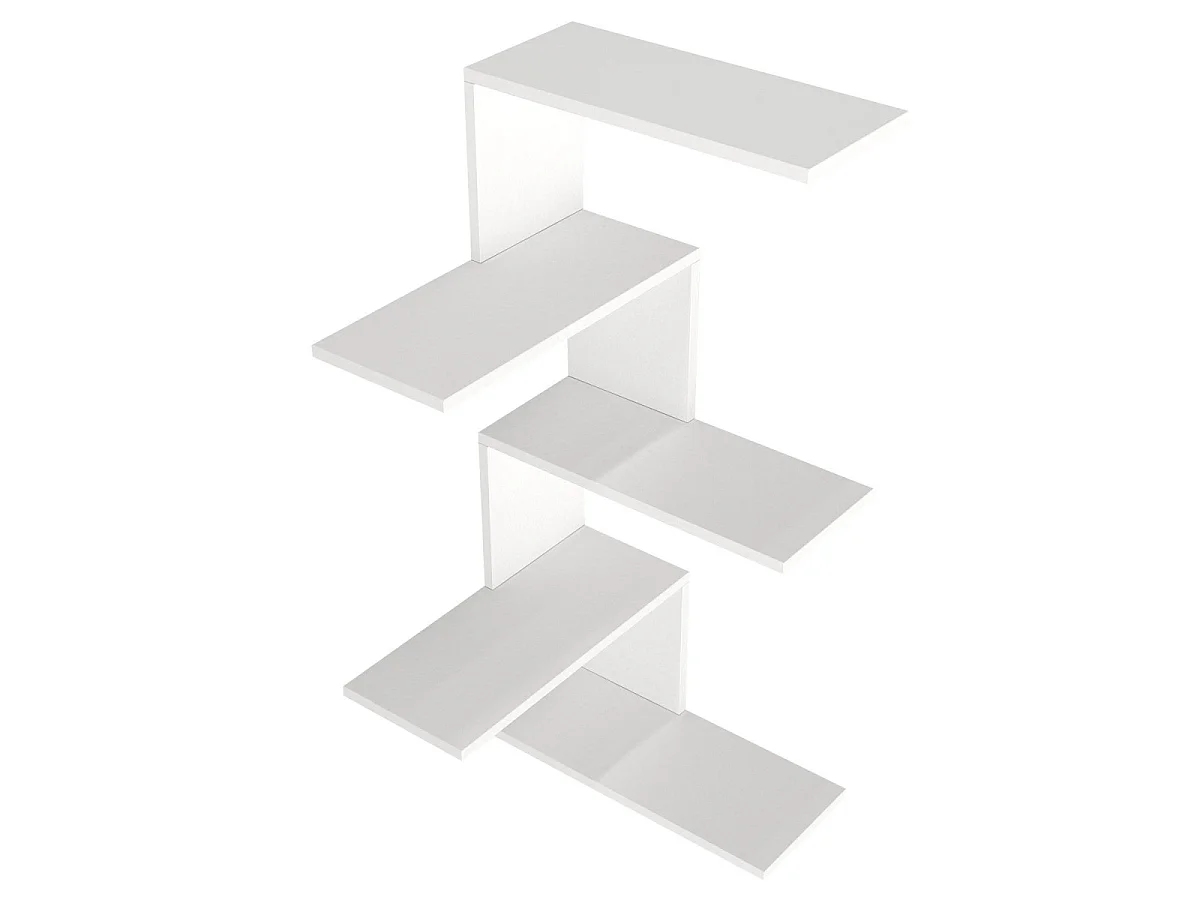 Modern 5-Level Wall Shelf 109cm - Multiple Colors Available