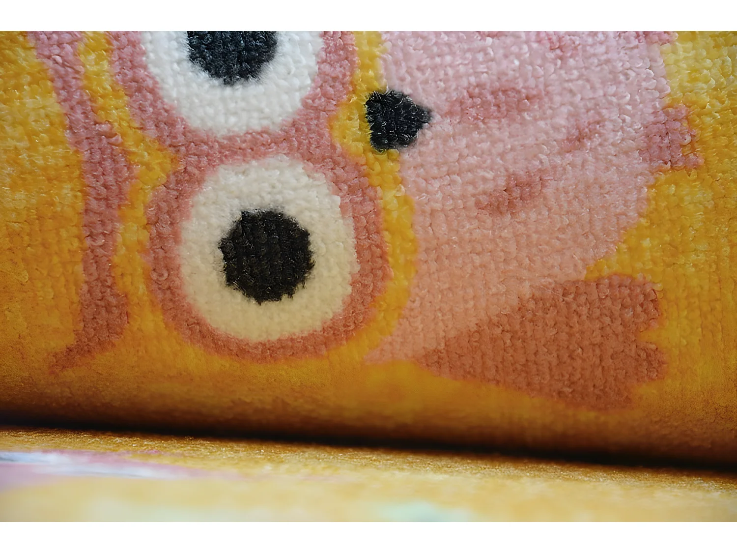 Tapis enfant OWLS jaune HIBOUX PETITS HIBOUX 400x500 cm