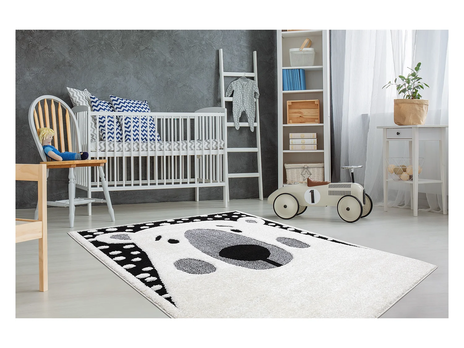 Kindertapijt JOY Teddy beertje, voor kinderen - Structureel, twee pool 140x190 cm