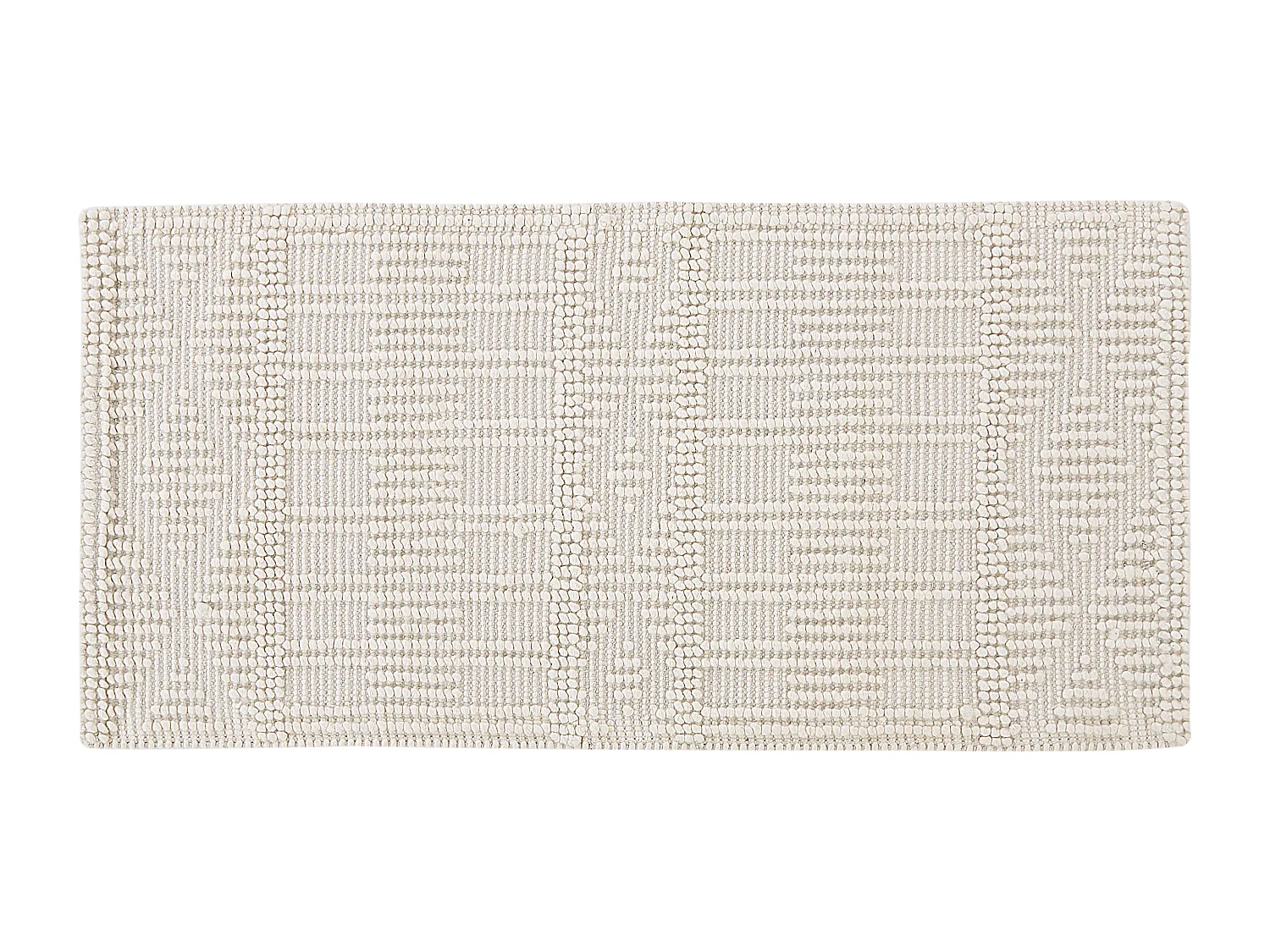 Tappeto lana beige chiaro 80 x 150 cm LAPSEKI