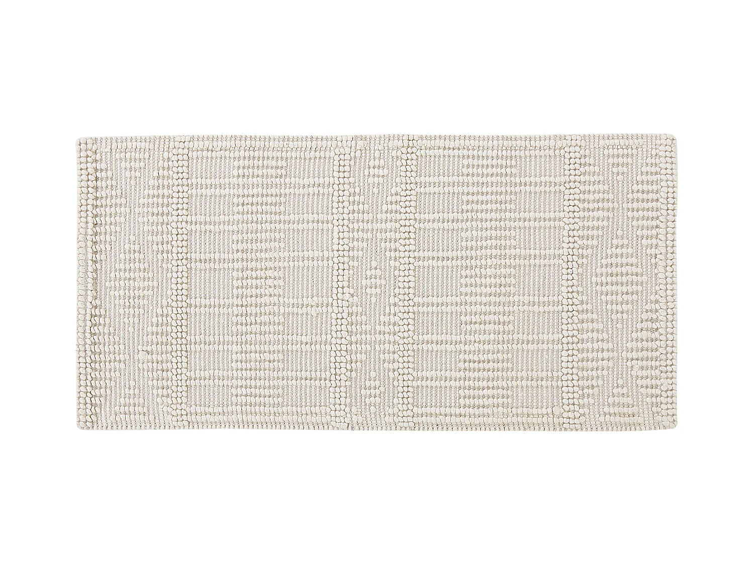 Vloerkleed wol lichtbeige 80 x 150 cm LAPSEKI