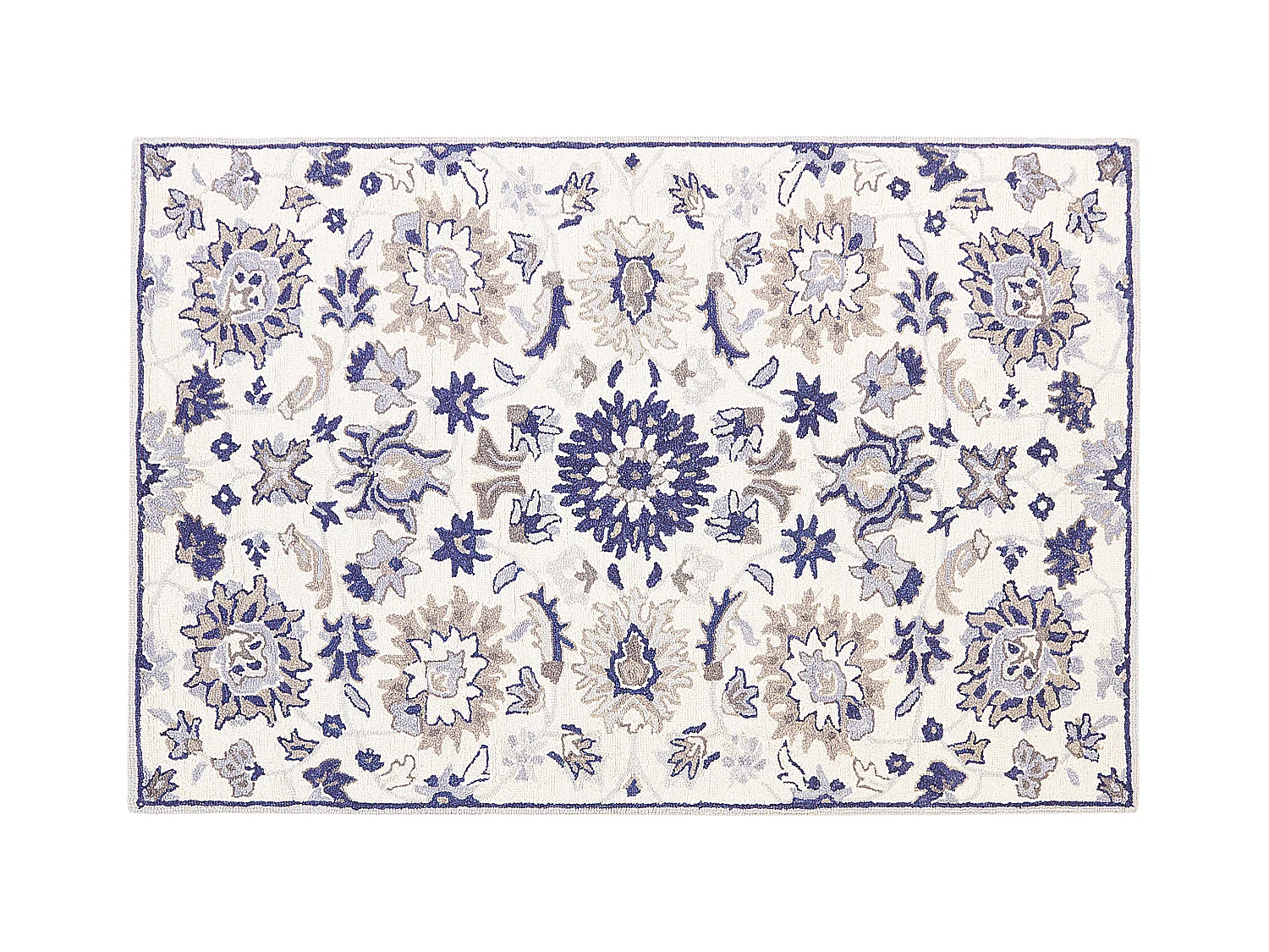 Tapis KUMRU Beige 160 x 230 cm Laine