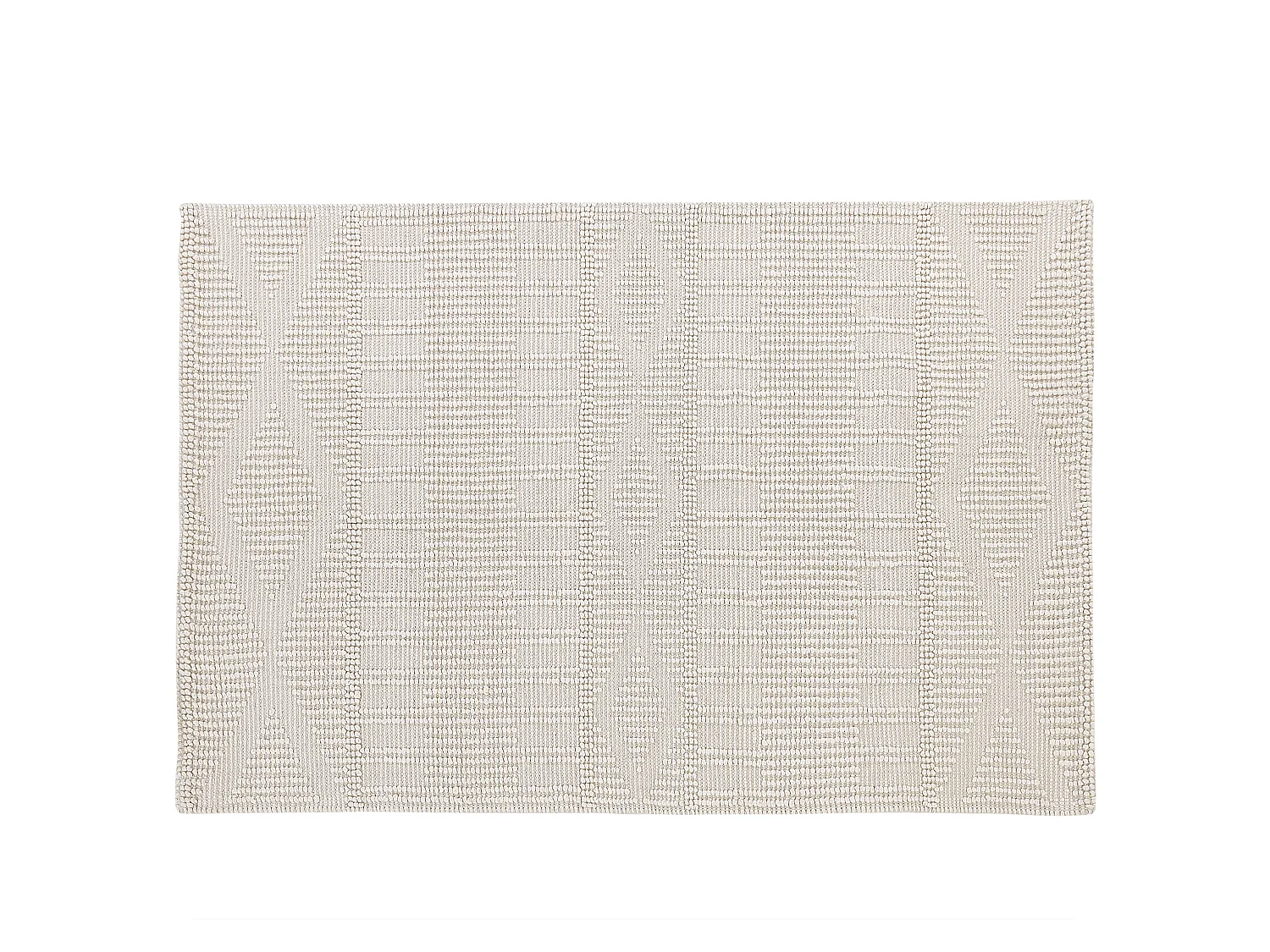 Vloerkleed wol lichtbeige 140 x 200 cm LAPSEKI
