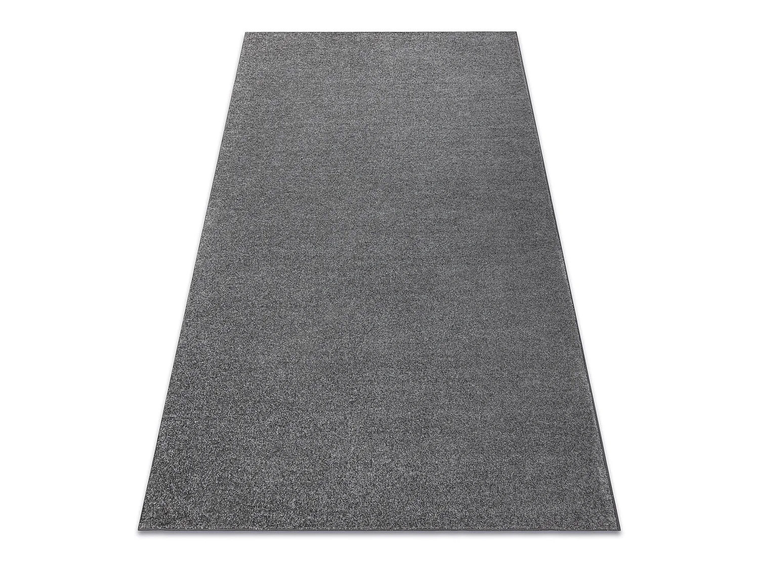 TAPIJT - Vloerbekleding INDUS grijs 95, glad, melange 200x200 cm