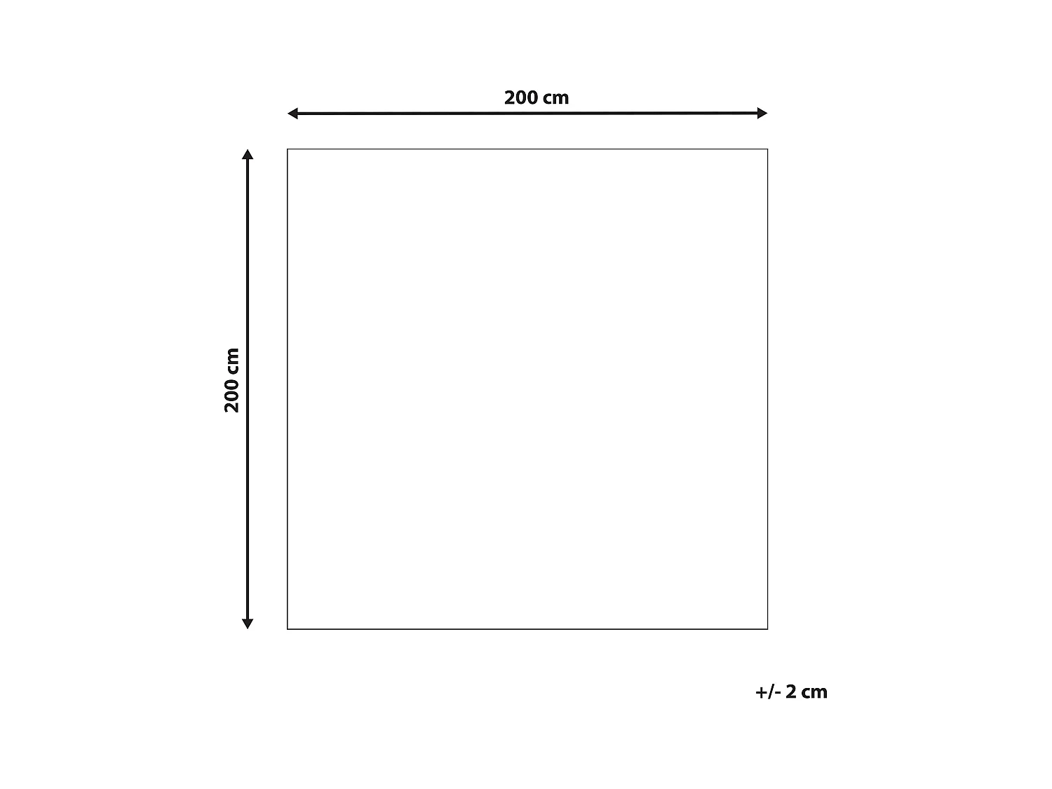 Vloerkleed vintage beige/blauw 200 x 200 cm KUMRU