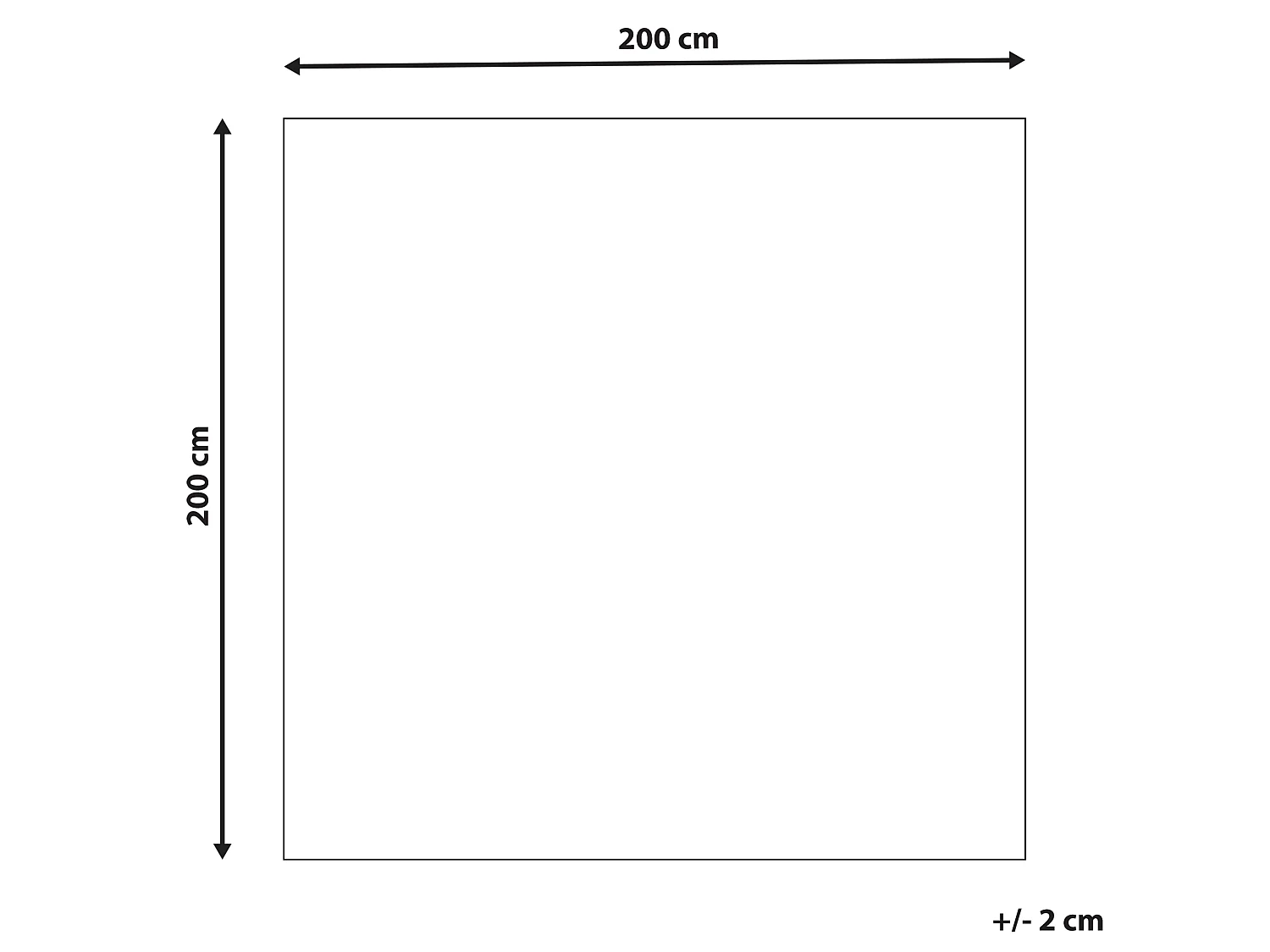 Tapete de lã creme e azul 200 x 200 cm DATCA