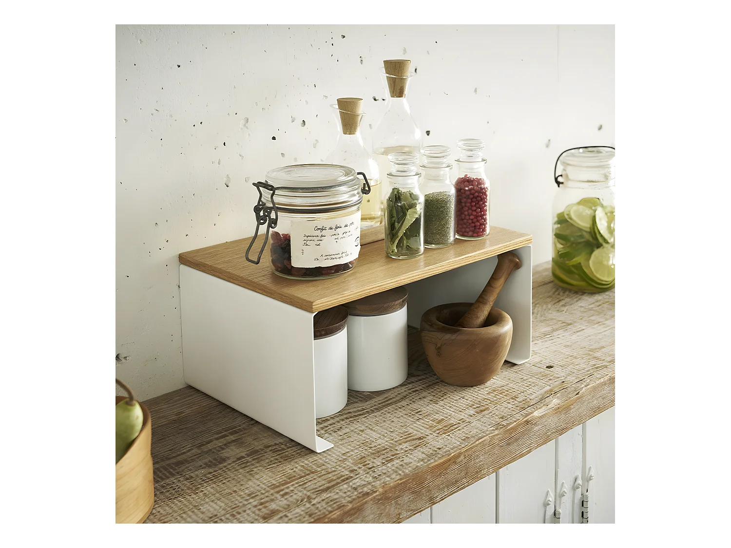 Stapelbare opbergplank - L30,5 cm