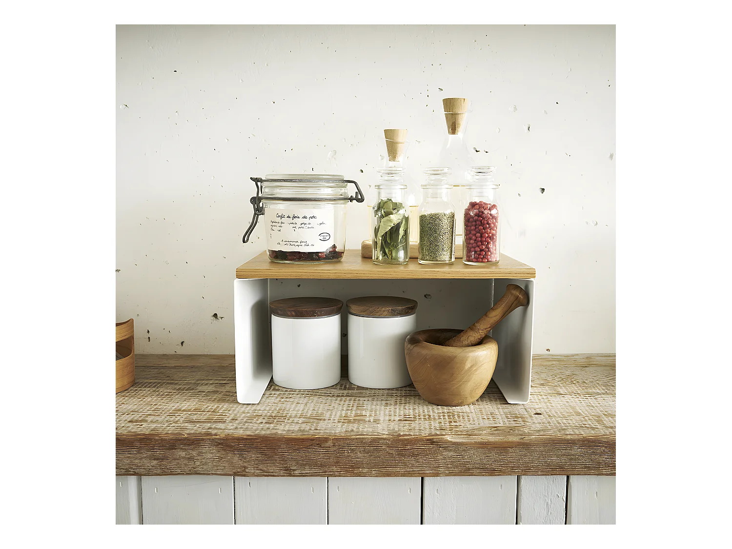 Stapelbare opbergplank - L30,5 cm