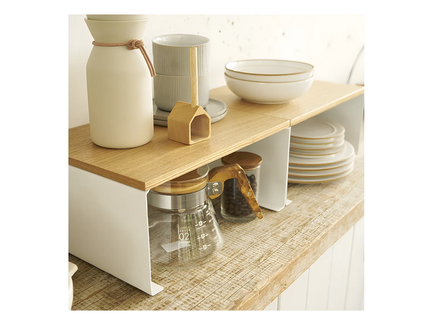 Stapelbare opbergplank - L30,5 cm