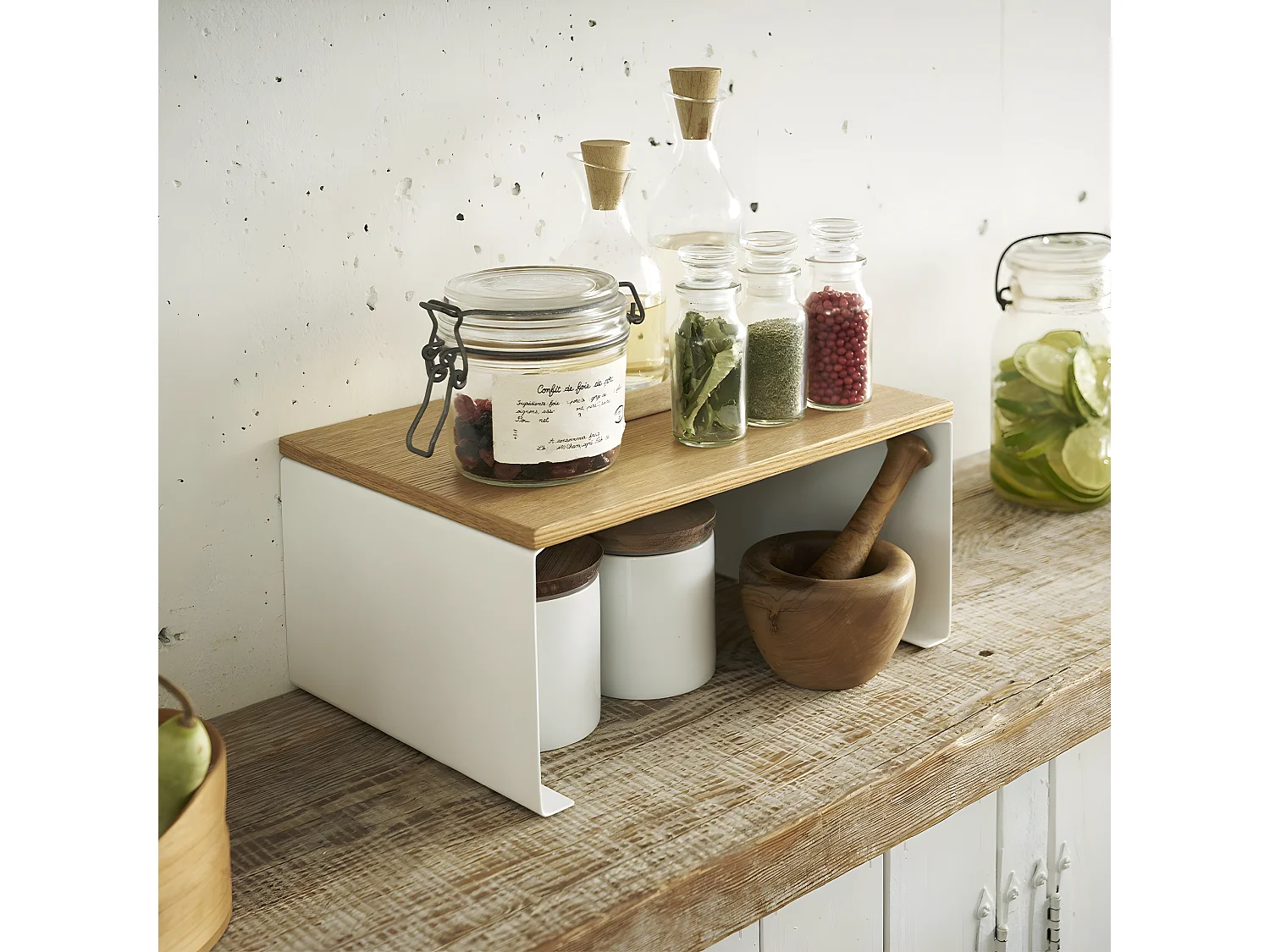 Stapelbare opbergplank - L30,5 cm