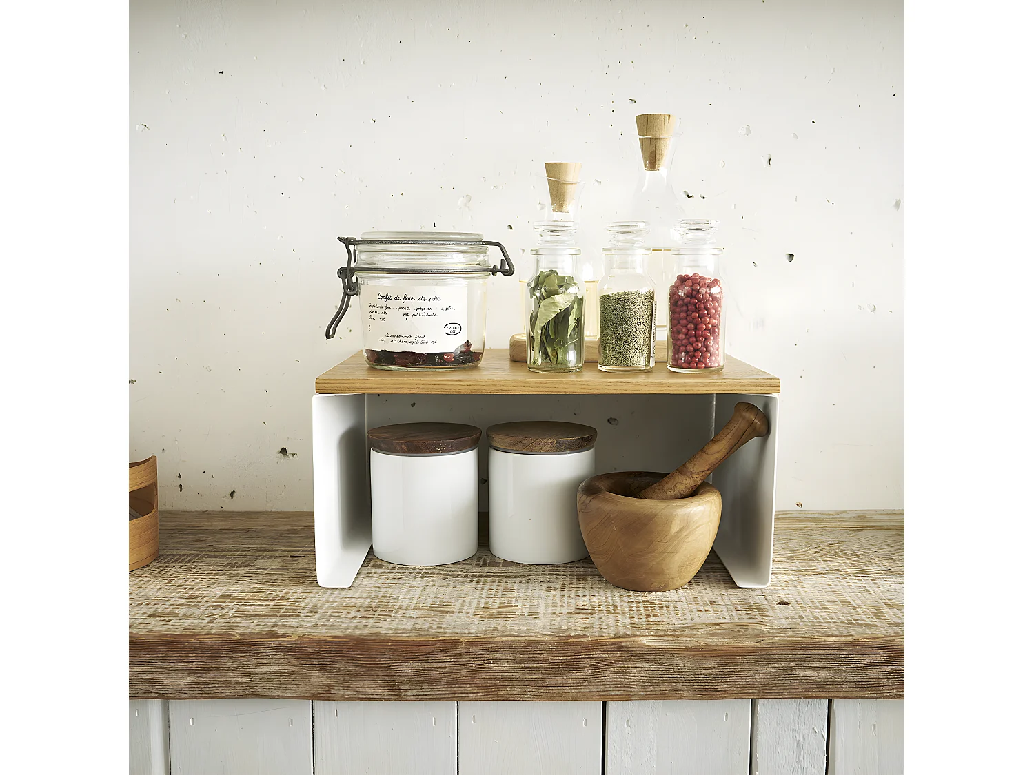 Stapelbare opbergplank - L30,5 cm