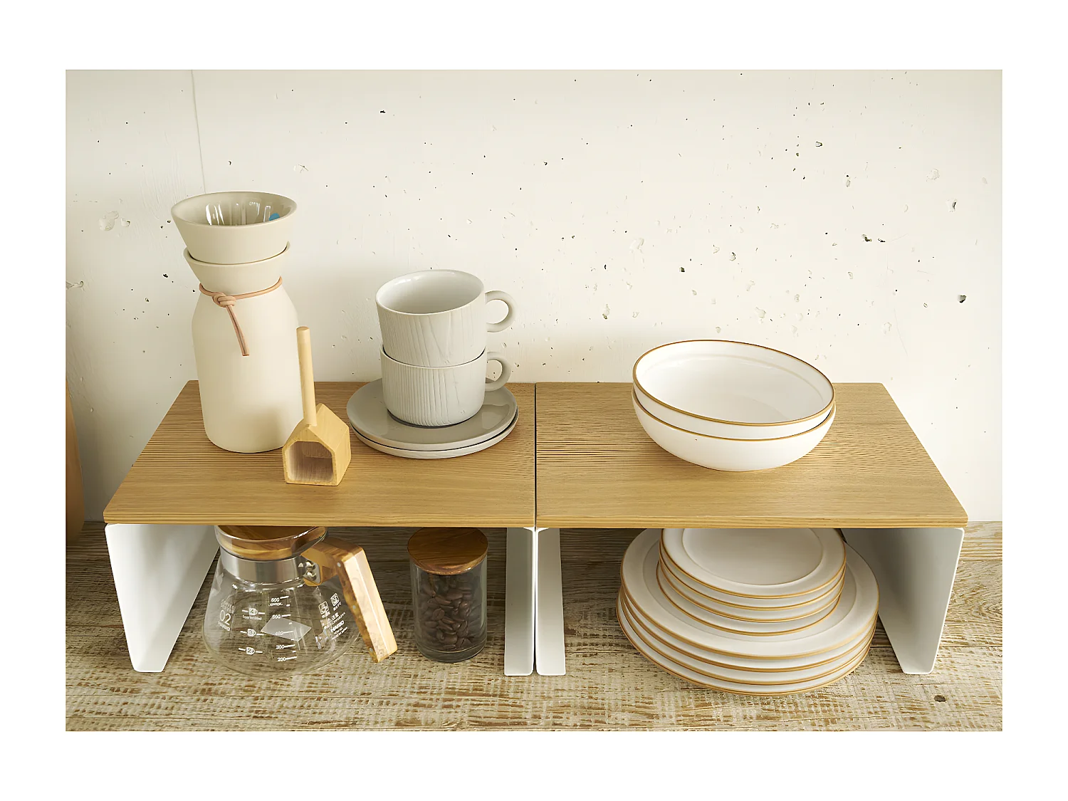 Stapelbare opbergplank - L30,5 cm