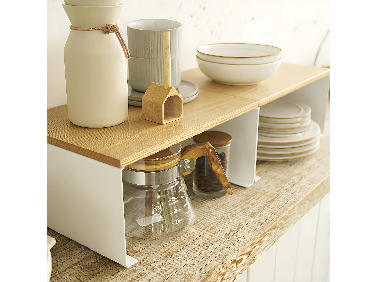 Stapelbare opbergplank - L30,5 cm