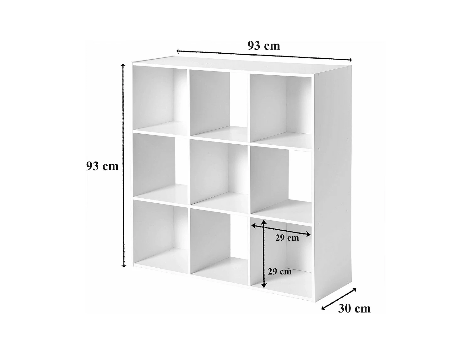 Etagère de rangement 9 cases
