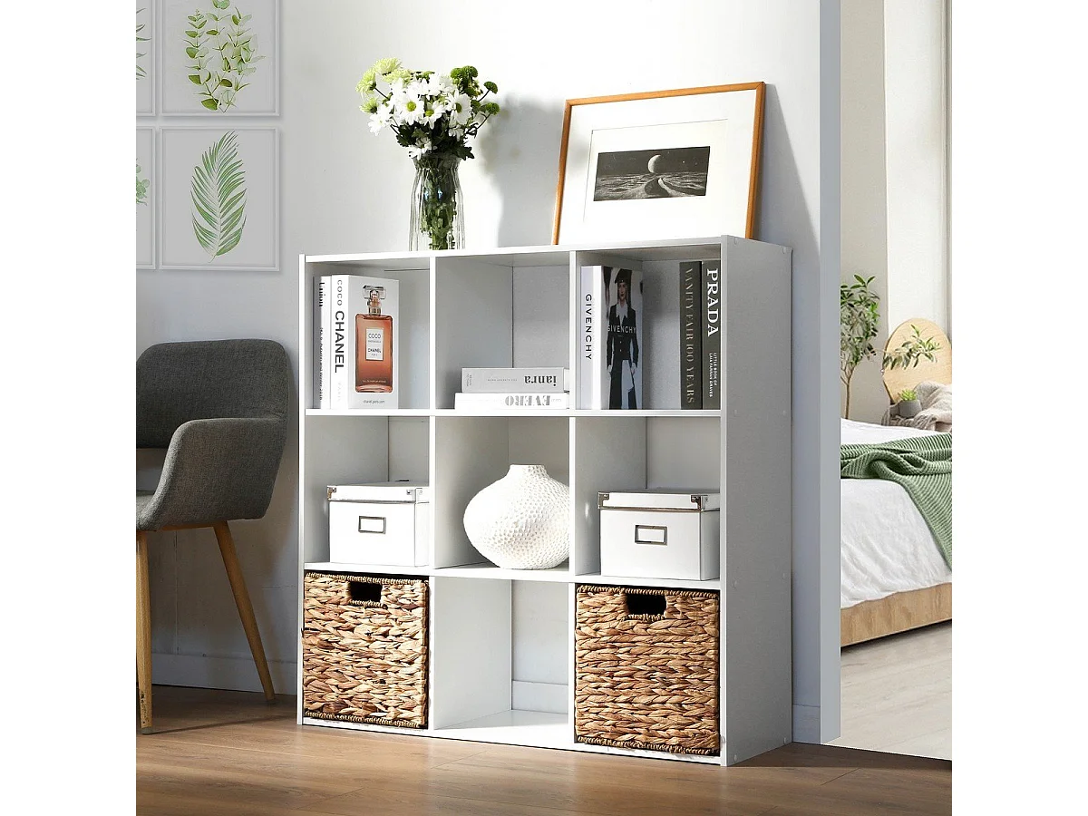 Etagère de rangement 9 cases