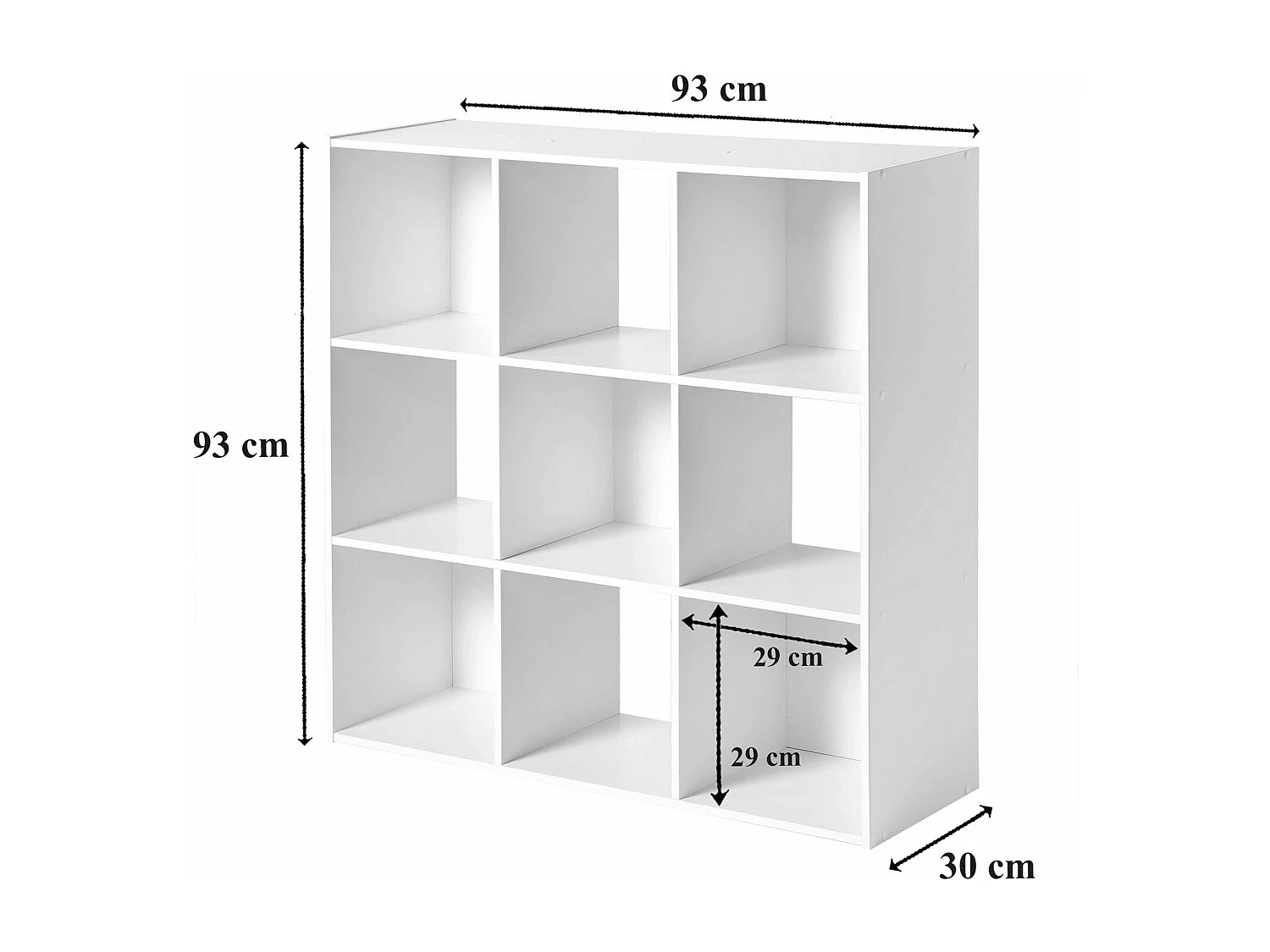 Etagère de rangement 9 cases