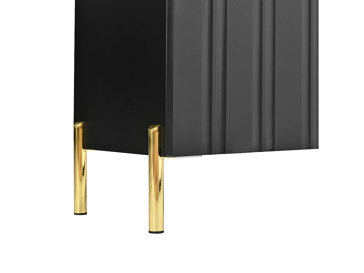 Buffet/Meuble à chaussures 2 en 1 avec 3 portes - Noir