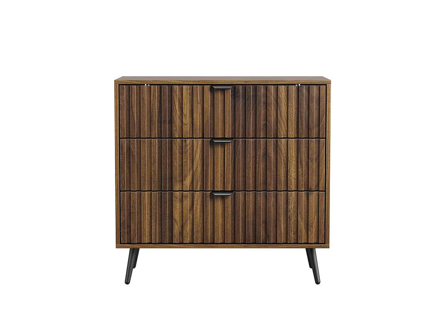 Ladekast met 3 lades – Bruin, 80 x 39 x 78 cm
