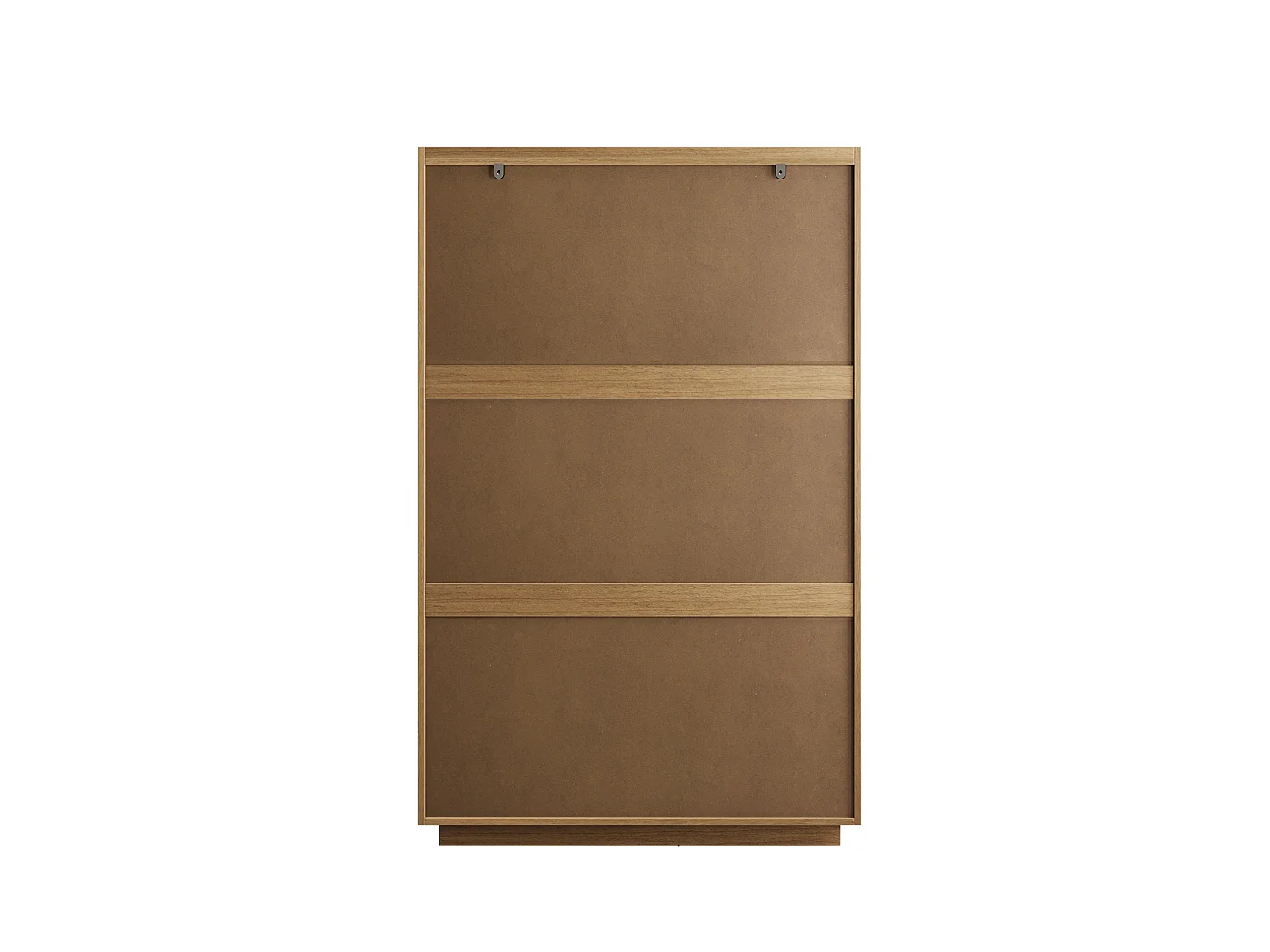 Ladekast met 6 lades - Donkere natuurlijke afwerking 80 x 48 x 127.5 cm