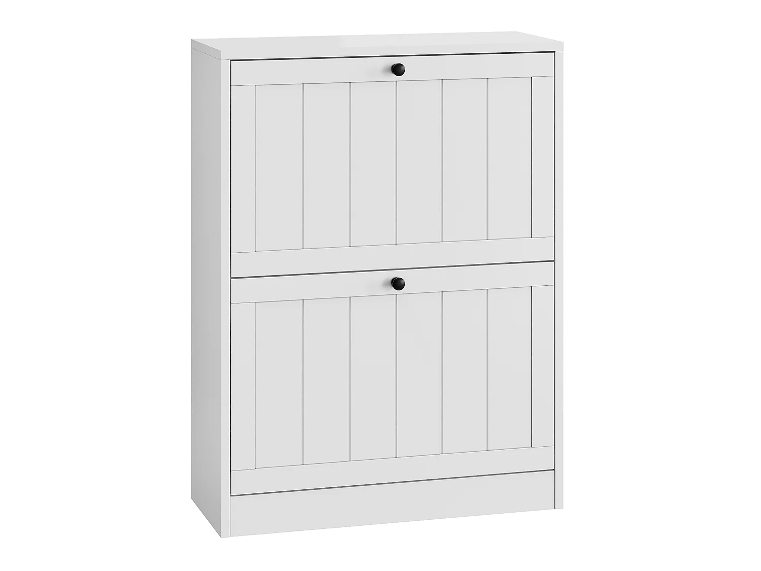Sapateira de 60 cm com 2 gavetas basculantes - Branco