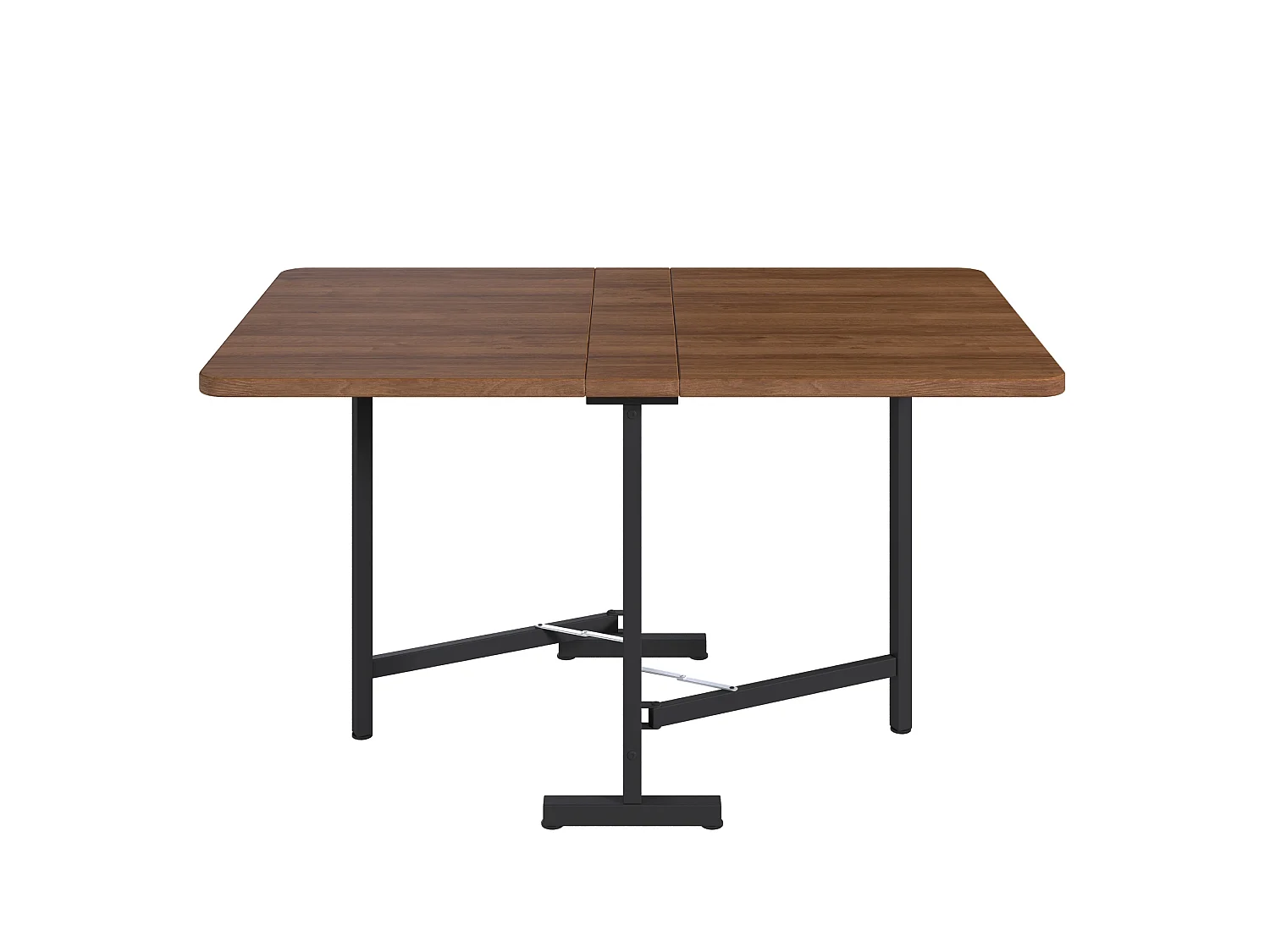 Table à manger pliable 120 x 80 cm marron - Pour 4-6 places