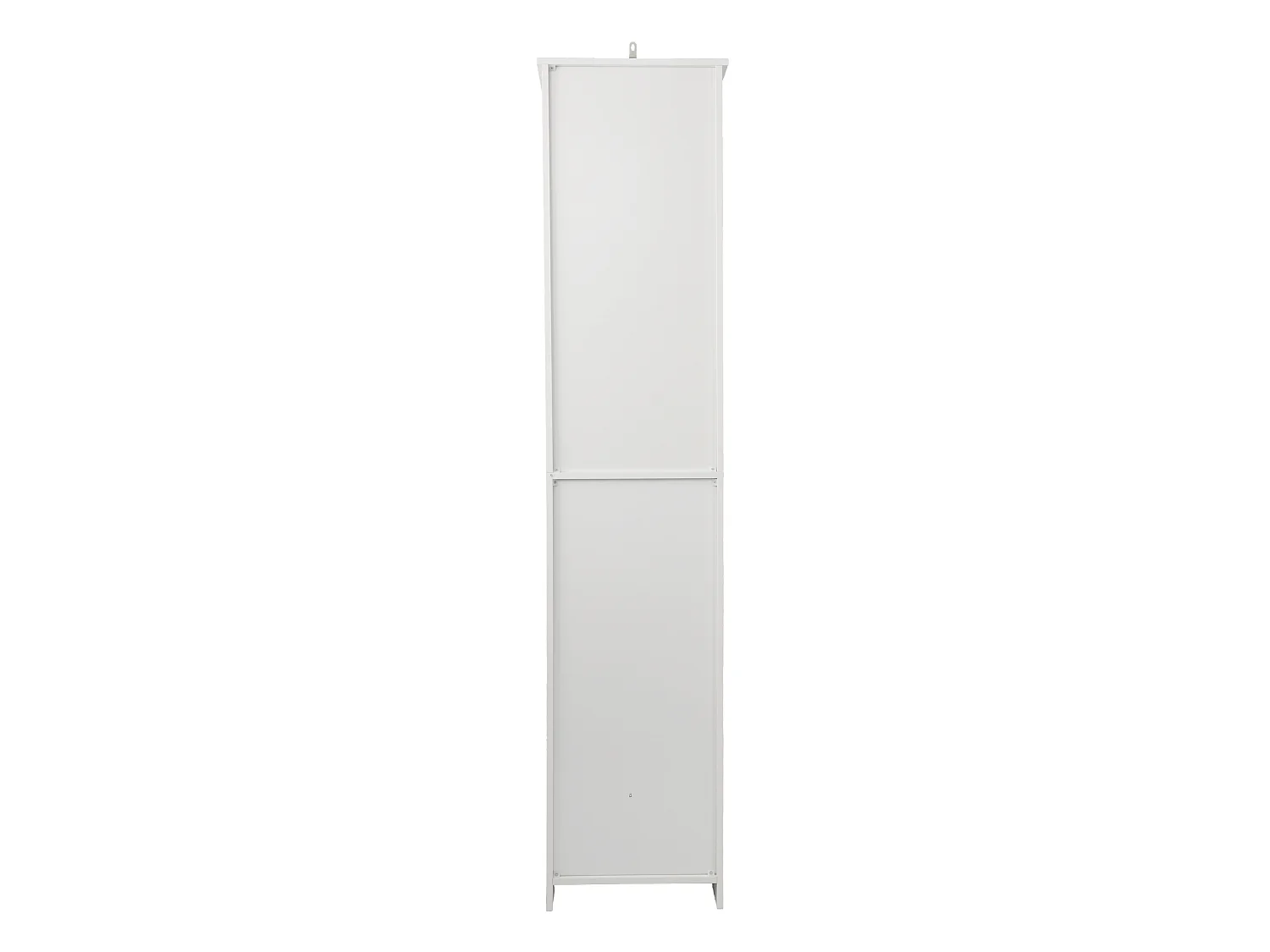 Coluna de casa de banho de 163 cm com prateleiras ajustáveis- Branco