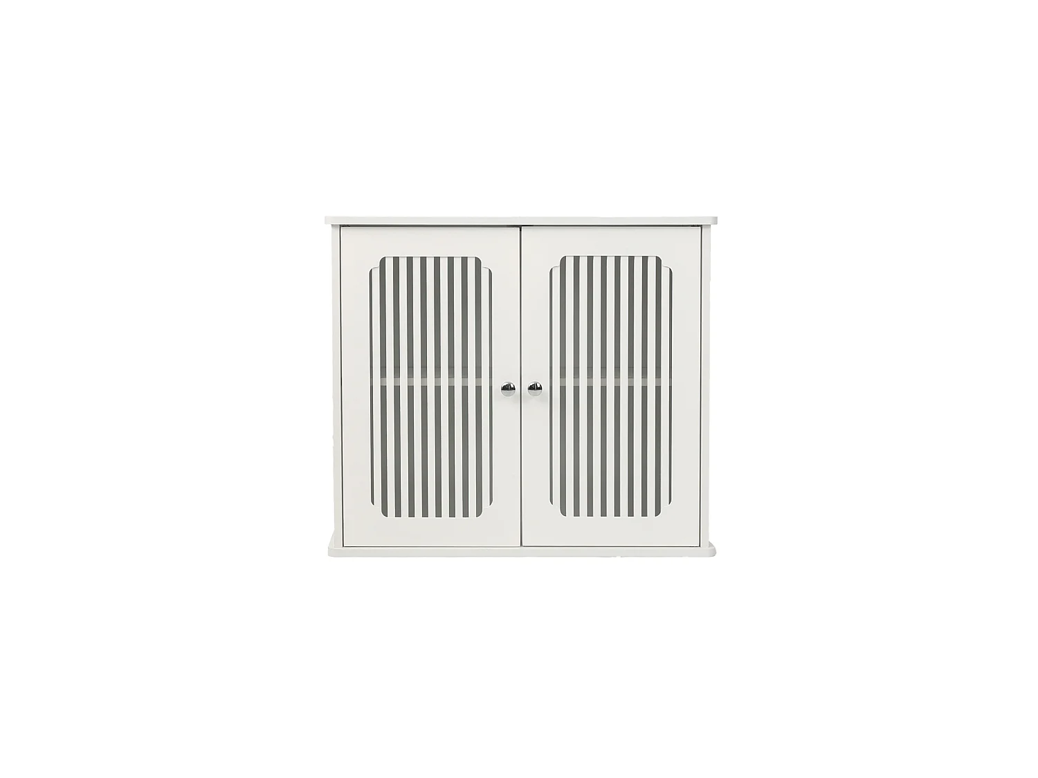 Badkamerwandkast met 2 deuren - Wit