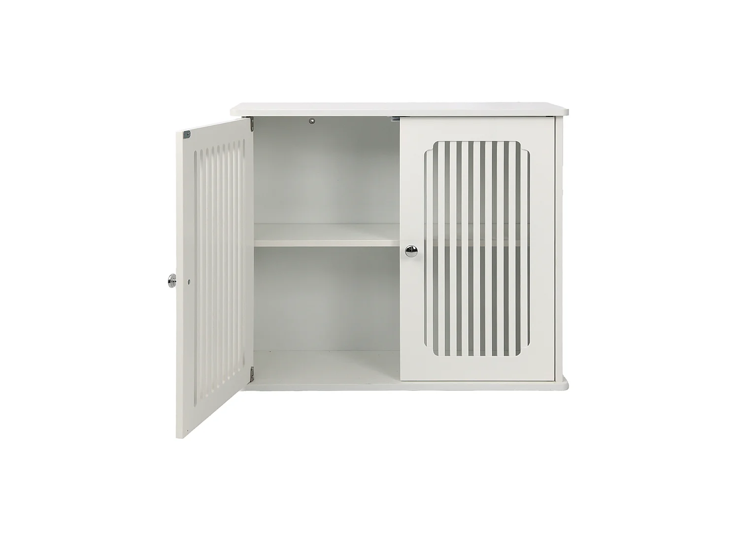 Badkamerwandkast met 2 deuren - Wit